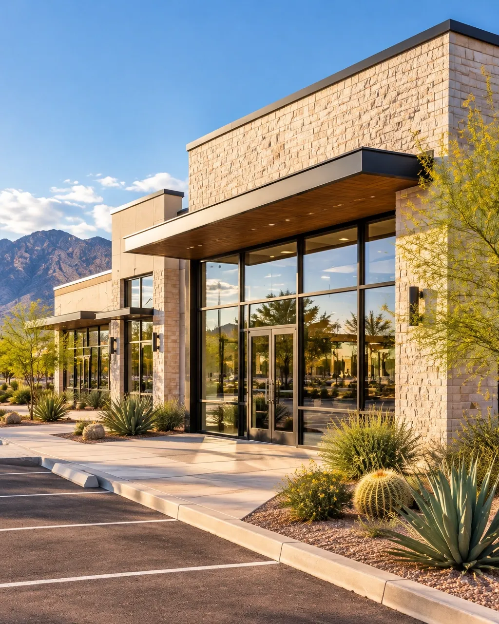 Contemporary Tucson retail storefront
